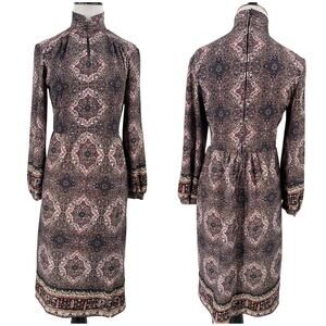 Vintage Bleeker Petites by Bleeder Street Long Sleeve Dress